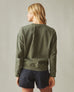Women's Worn-In Relaxed French Terry Crew - Olive
